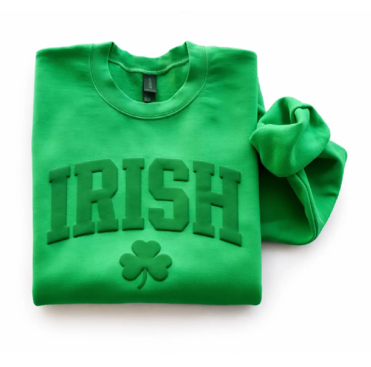 Irish Clover Puff Print | Midweight Crew (PRE-ORDER CLOSES 2/22)