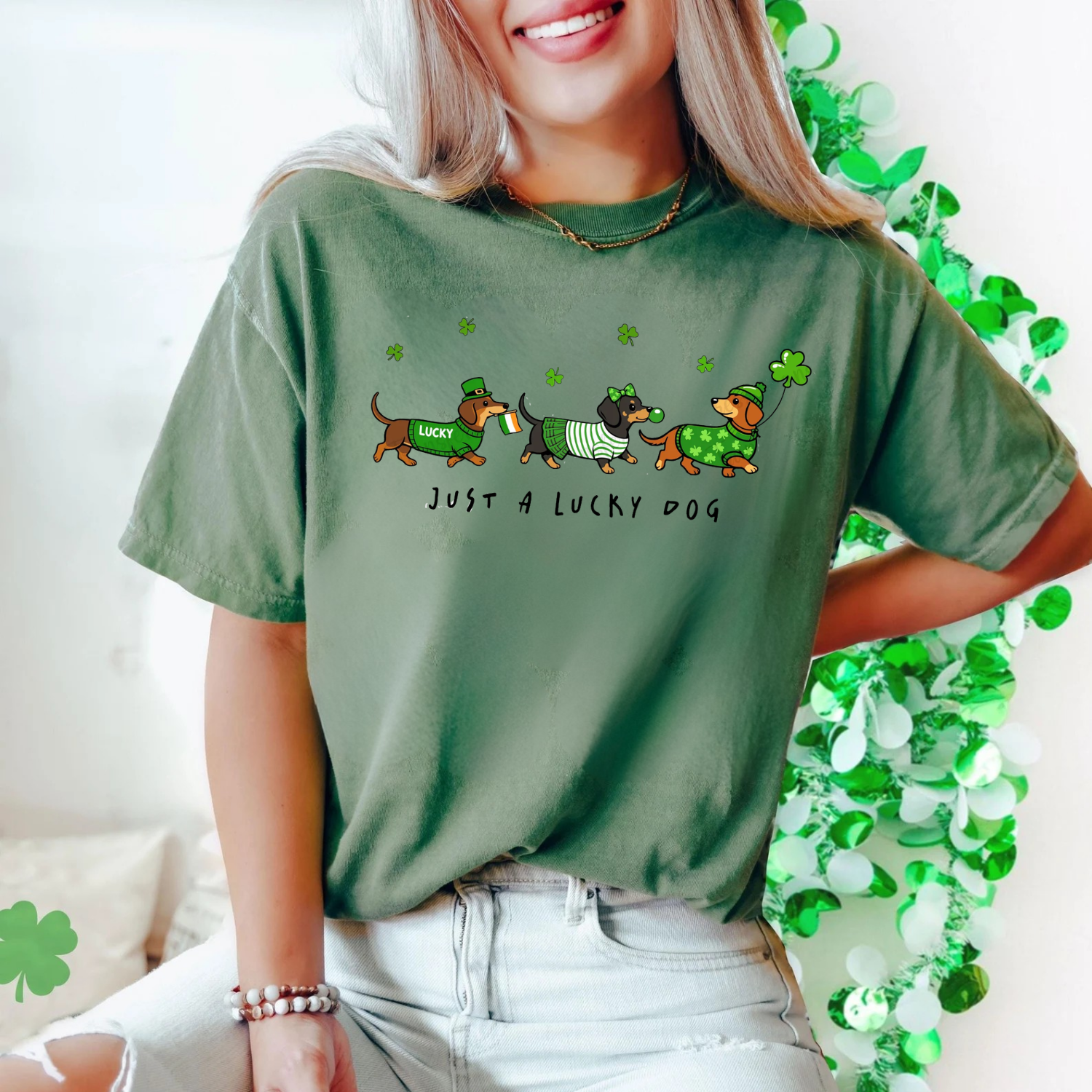 Just a Lucky Dog | Everyday Tee