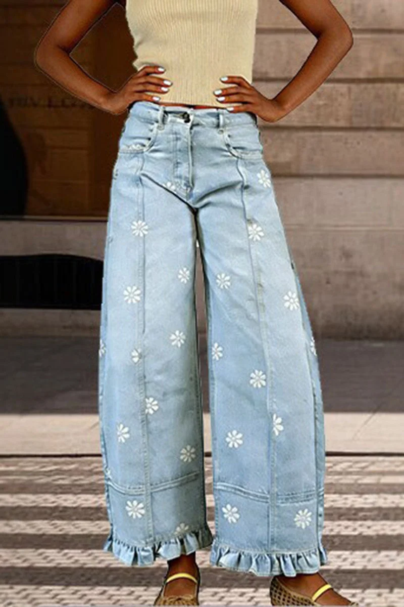 Daisy Ruffle Pants