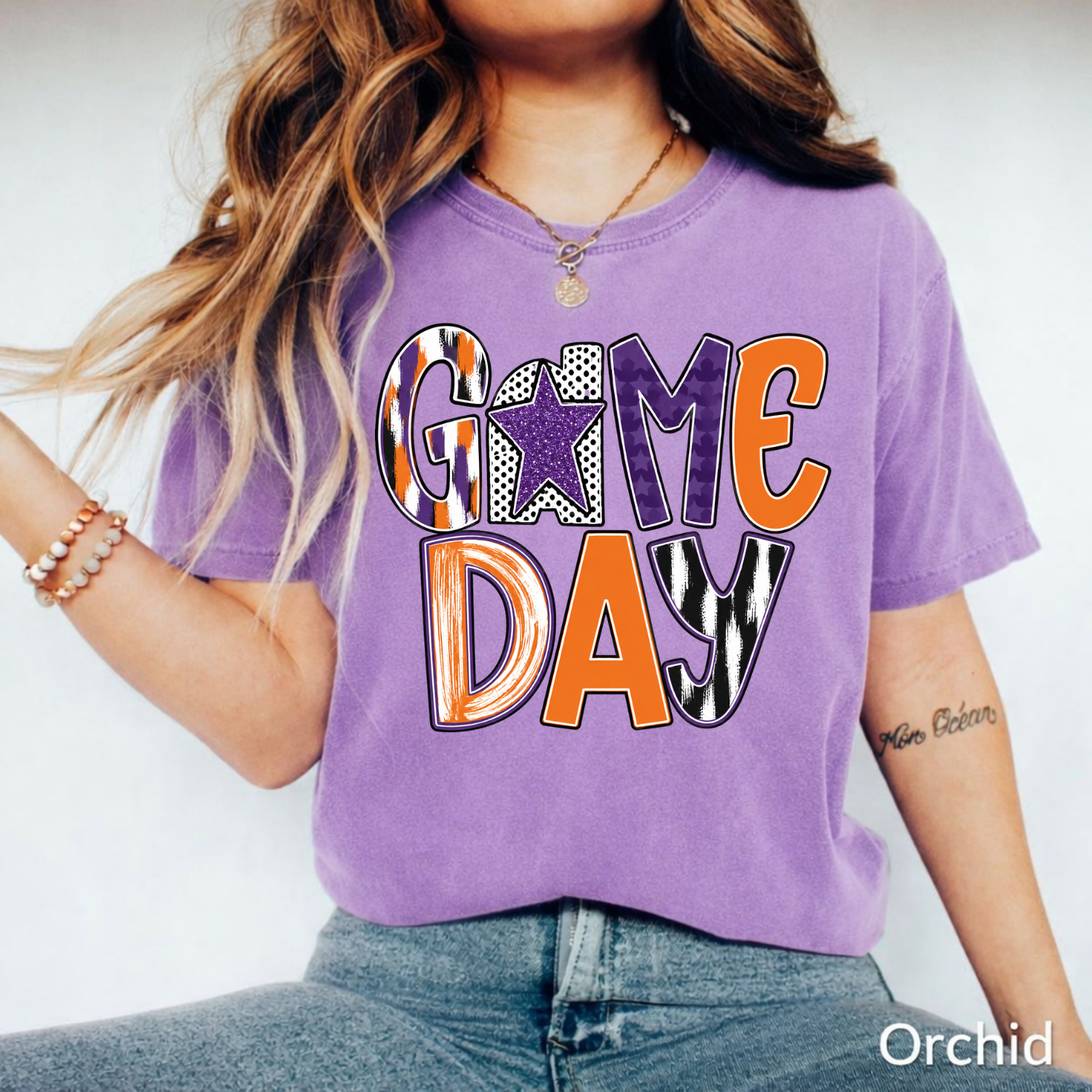 Game Day Orange & Purple | Everyday Tee