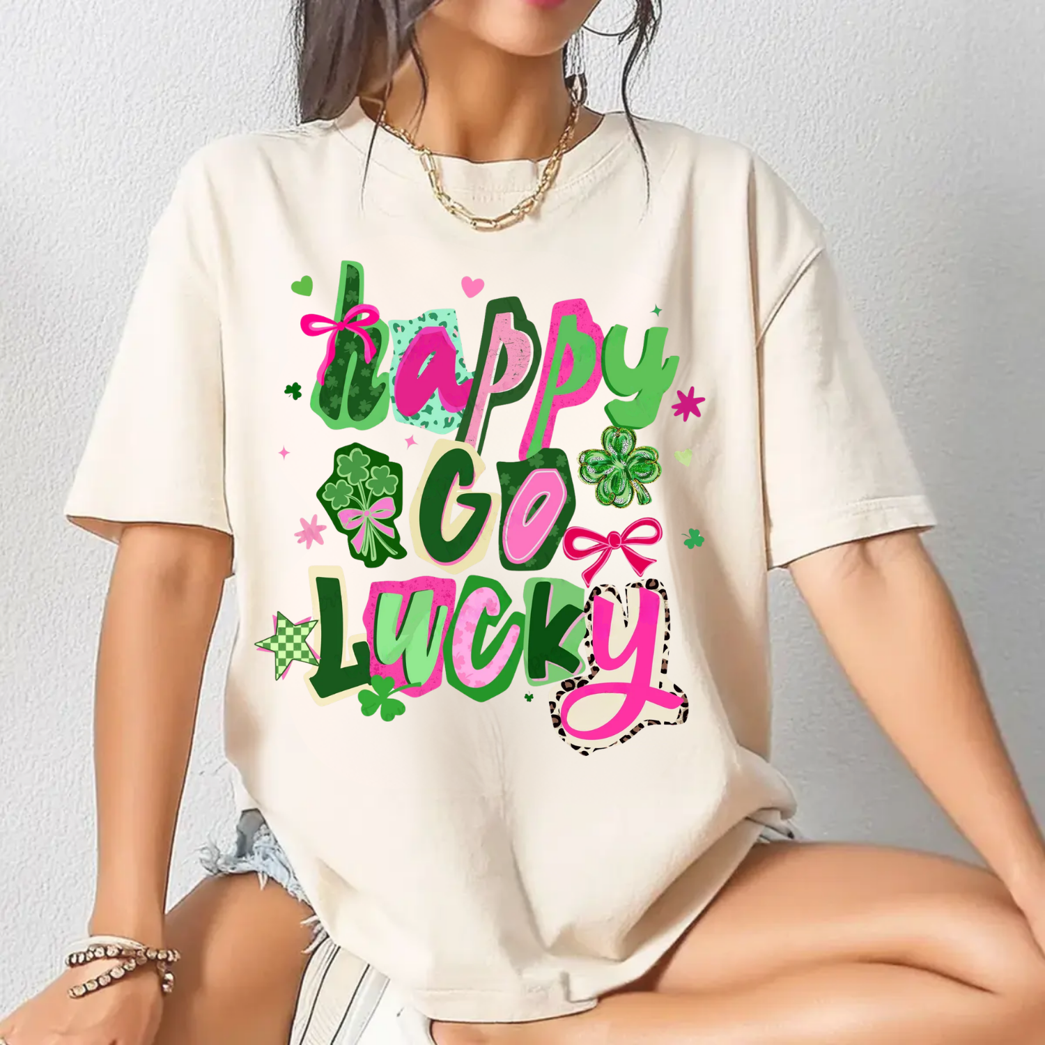 Happy Go Lucky | Everyday Tee