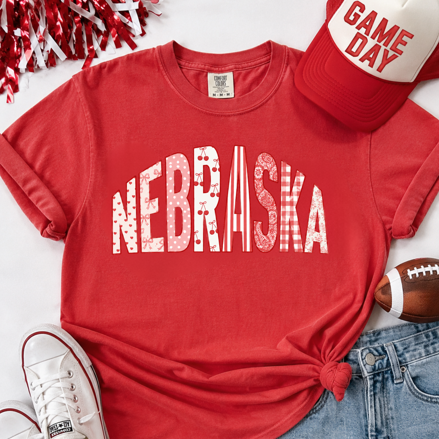 Nebraska Mutli-Pattern | Everyday Tee