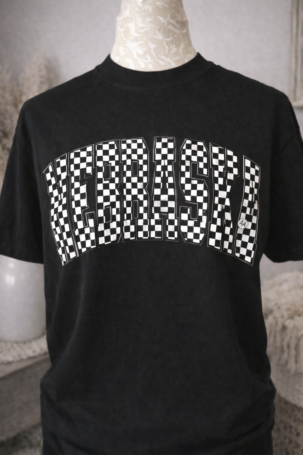 Checkerboard Nebraska T-shirt display.png