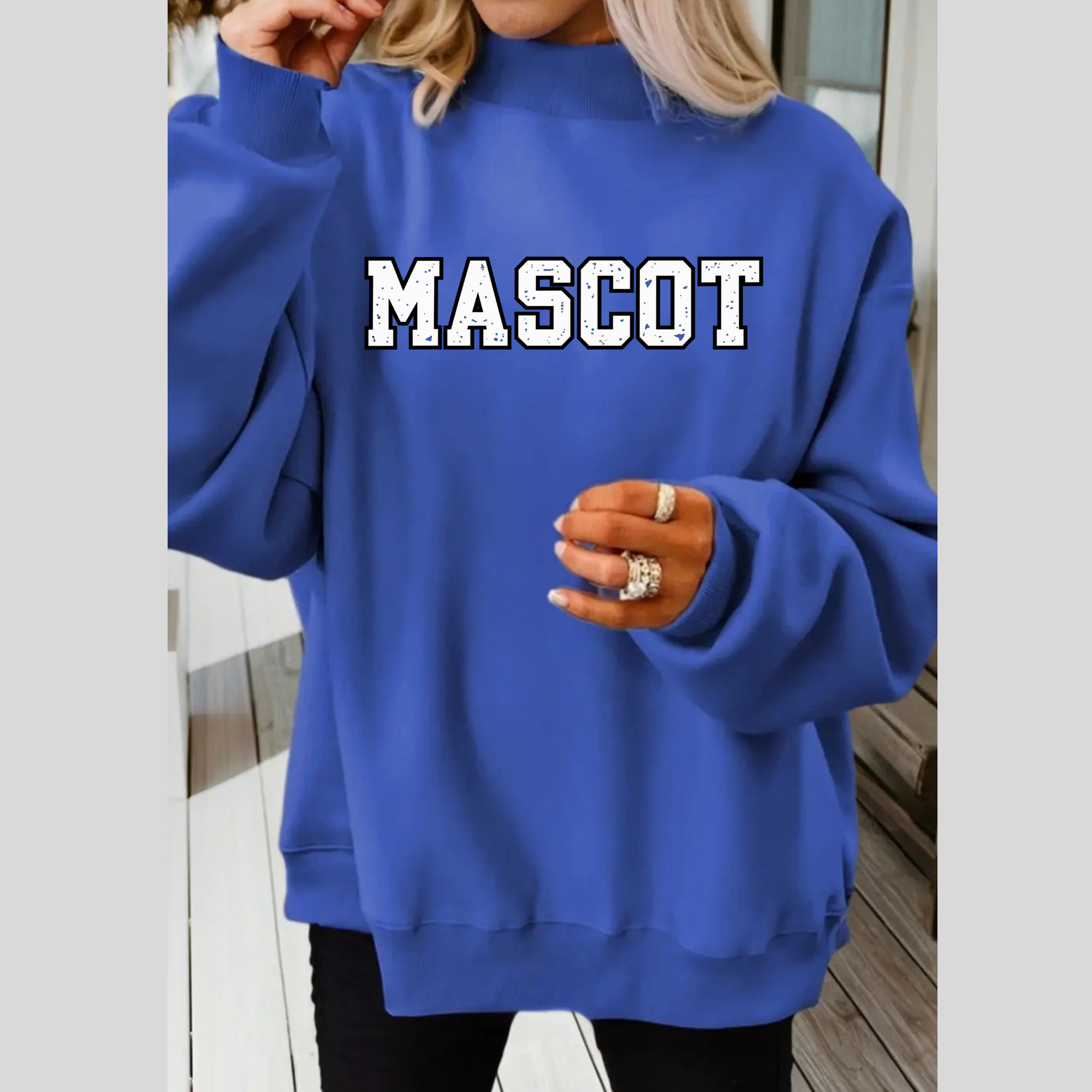 Customizable Mockneck Sweatshirt (PRE-ORDER ENDS 9/7)