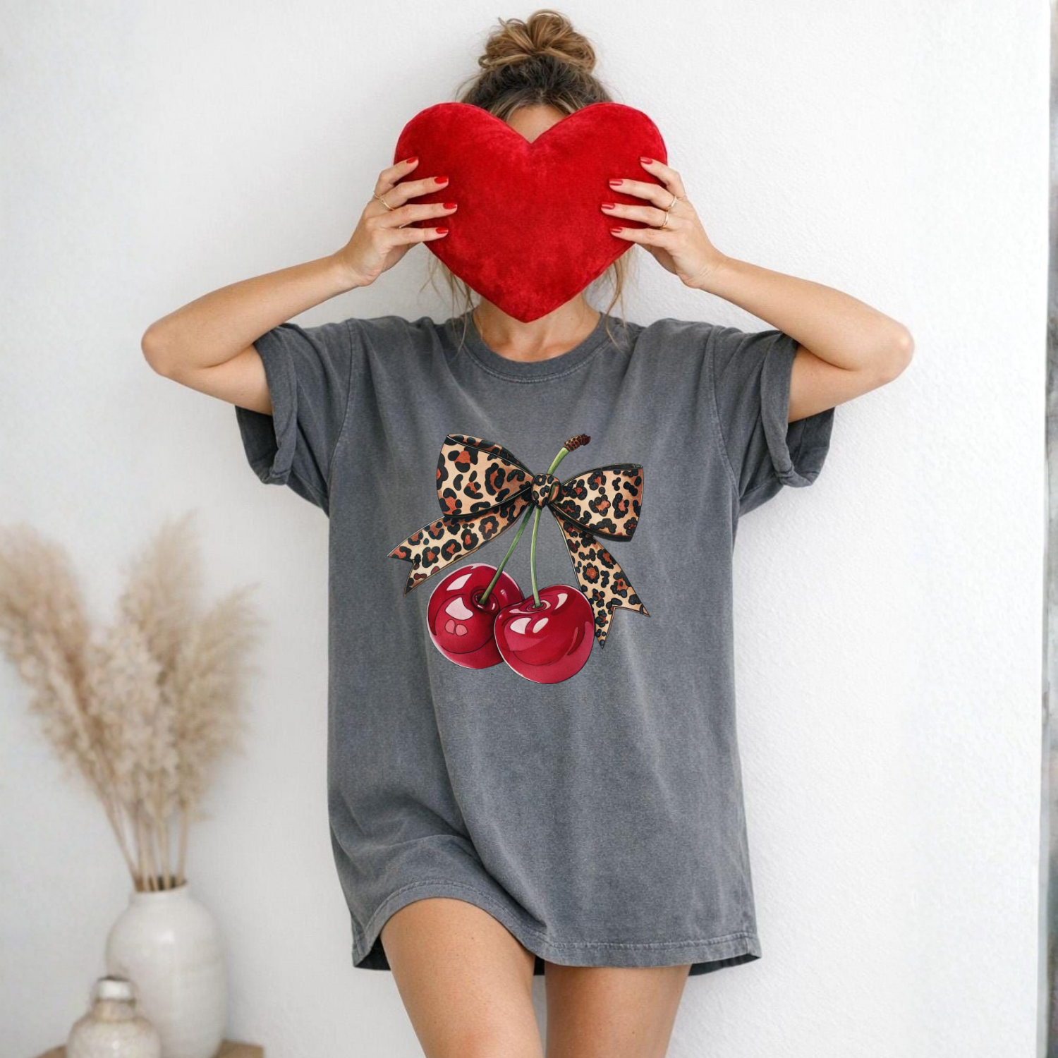 Cheetah Bow Cherries | Everyday Tee