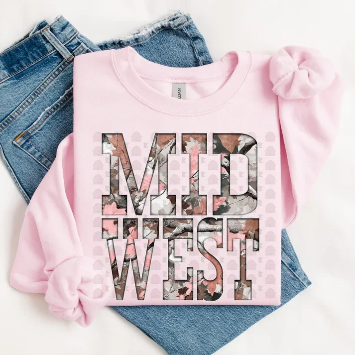 Camo Midwest | Midweight Crew