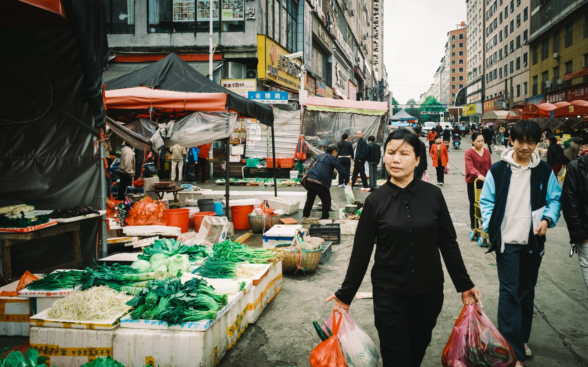 Market street in Leiyang