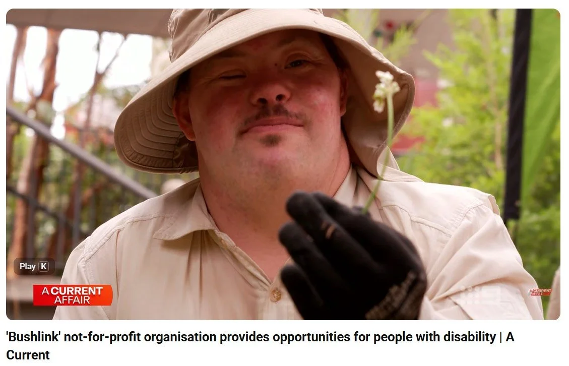 Bushlink featured on Channel 9&rsquo;s A Current Affair! 🪴 

We are incredibly proud that Bushlink our award-winning inclusive employment program was featured nationally last night on Nine A Current Affair.
Every day, our supported workers and super