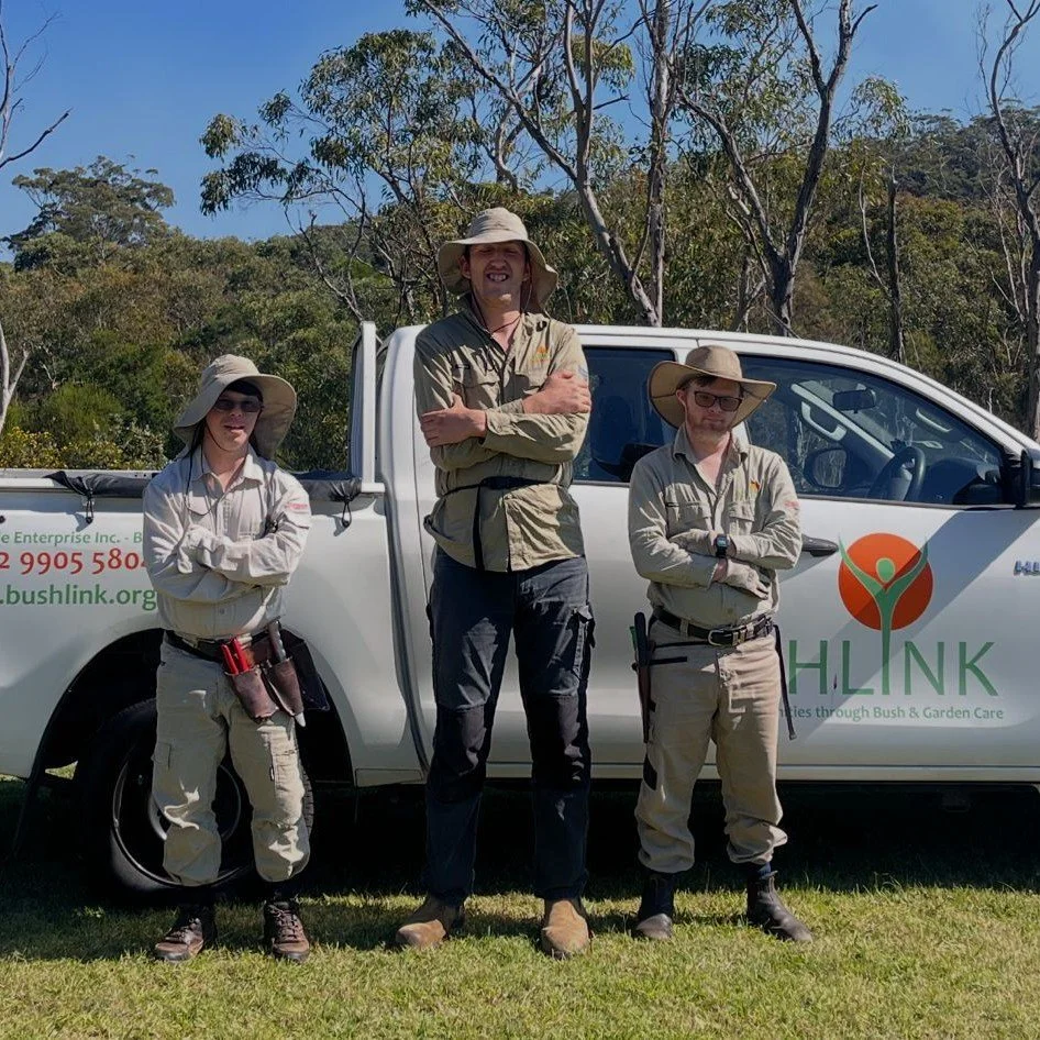 Donate here: www.bushlink.org.au/donate . Every day at Bushlink, people with disabilities head out into the community to restore bushland, care for the environment, build confidence, and create genuine connection. A donation to Bushlink helps create 