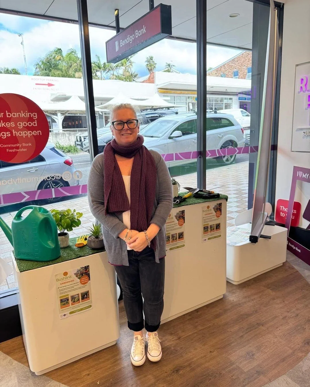 📣 A huge thank you to our friends at Community Bank Freshwater for supporting Bushlink and promoting our community gardening services. 💚

Kasey Freshwater Manager generously provided window space in their branch to help us showcase the work our Gar