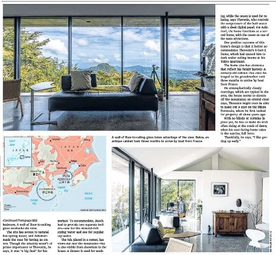  Tearsheets from the October 17, 2025 paper edition of  The Wall Street Journal.  Photographs by Japan=based editorial photographer Ben Weller. 