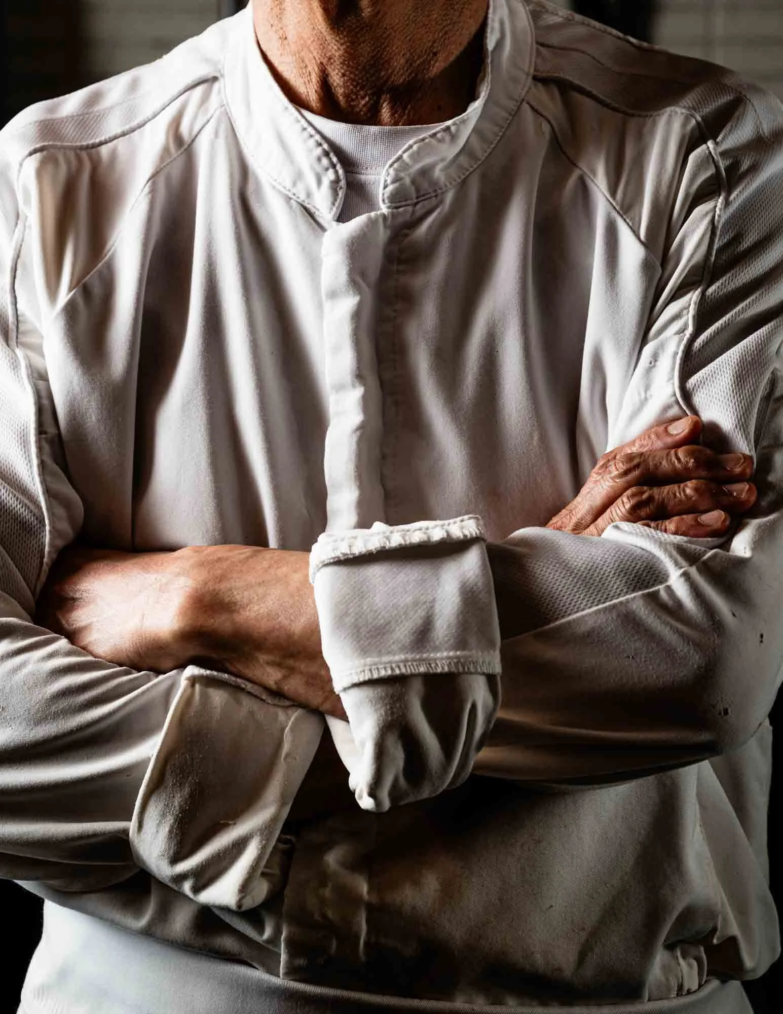  Chef Yasushi Matsumura of Ginza Hachigou. 