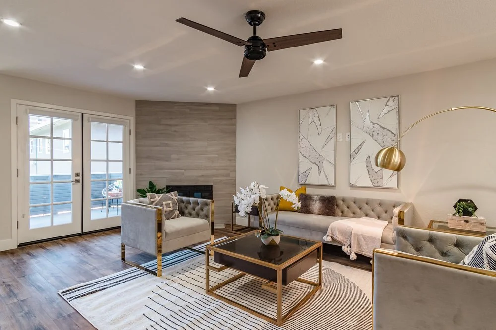 Before and after home staging by top realtor in Silicon Valley