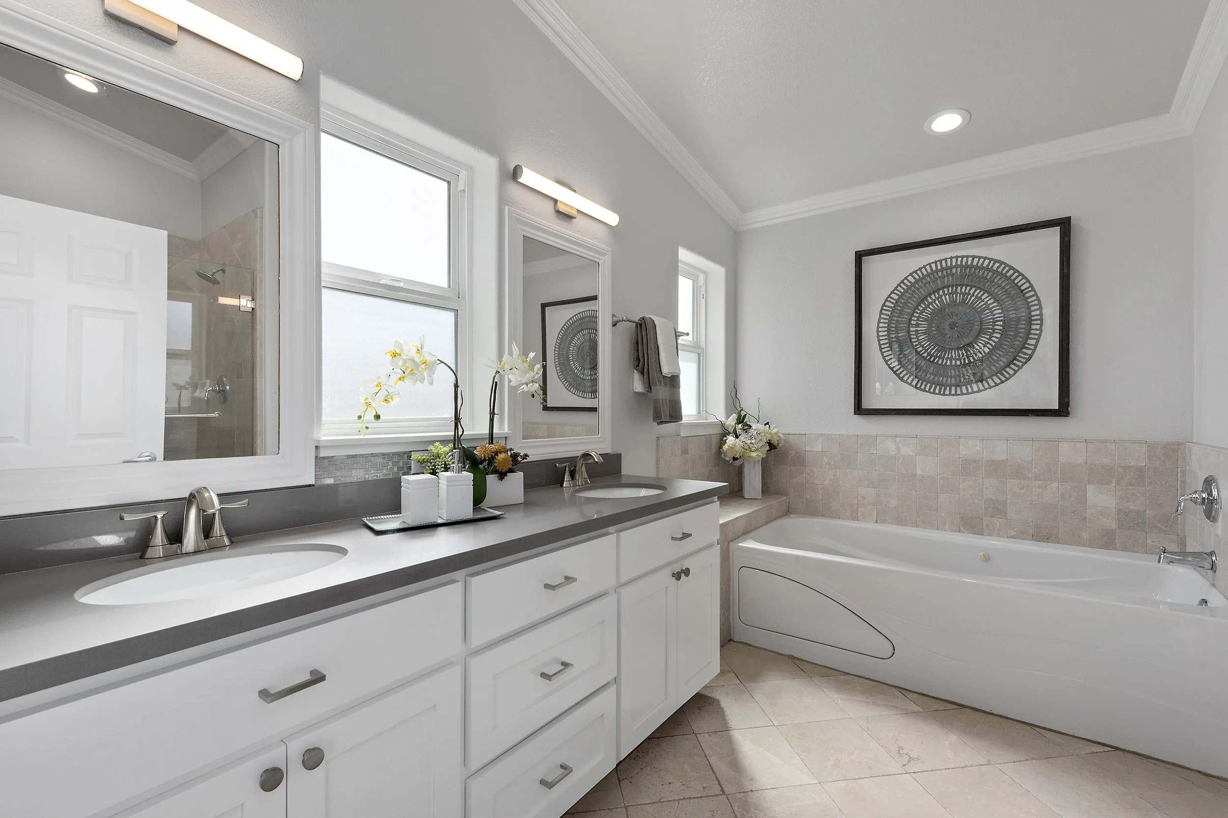 Real estate home prep example with expert staging for faster sale
