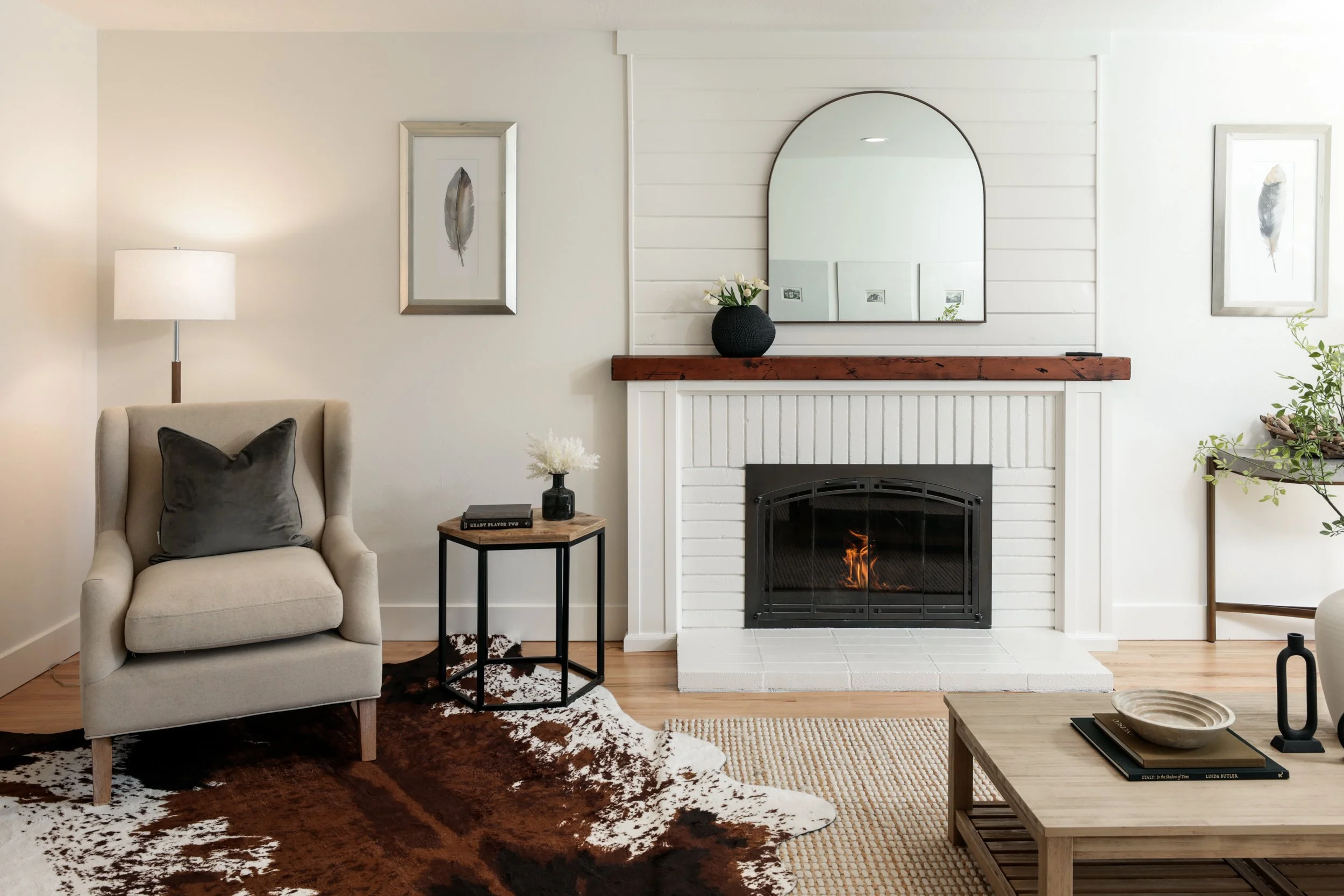 Real estate home prep example with expert staging for faster sale