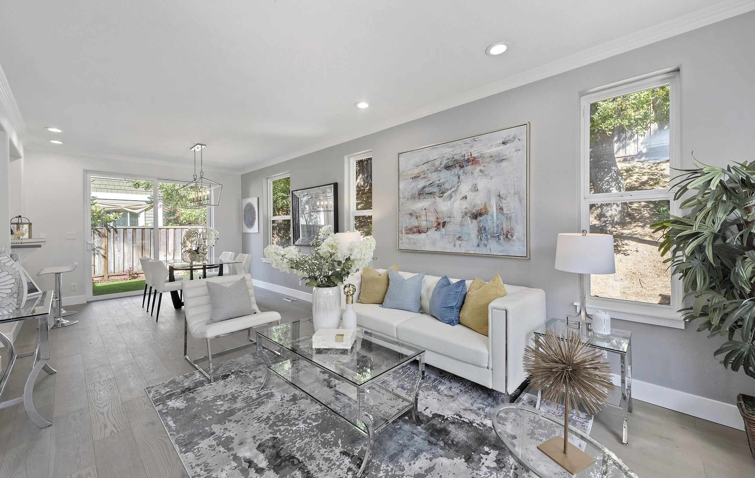 Real estate home prep example with expert staging for faster sale