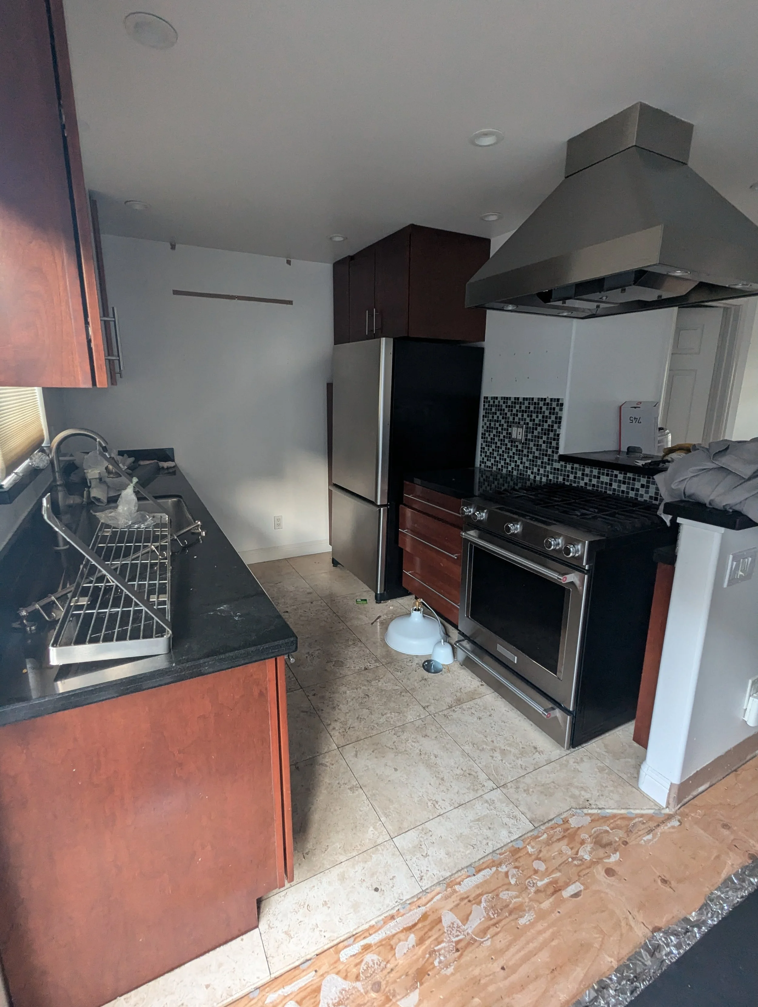Kitchen before and after updates to prepare home for sale in Campbell, CA
