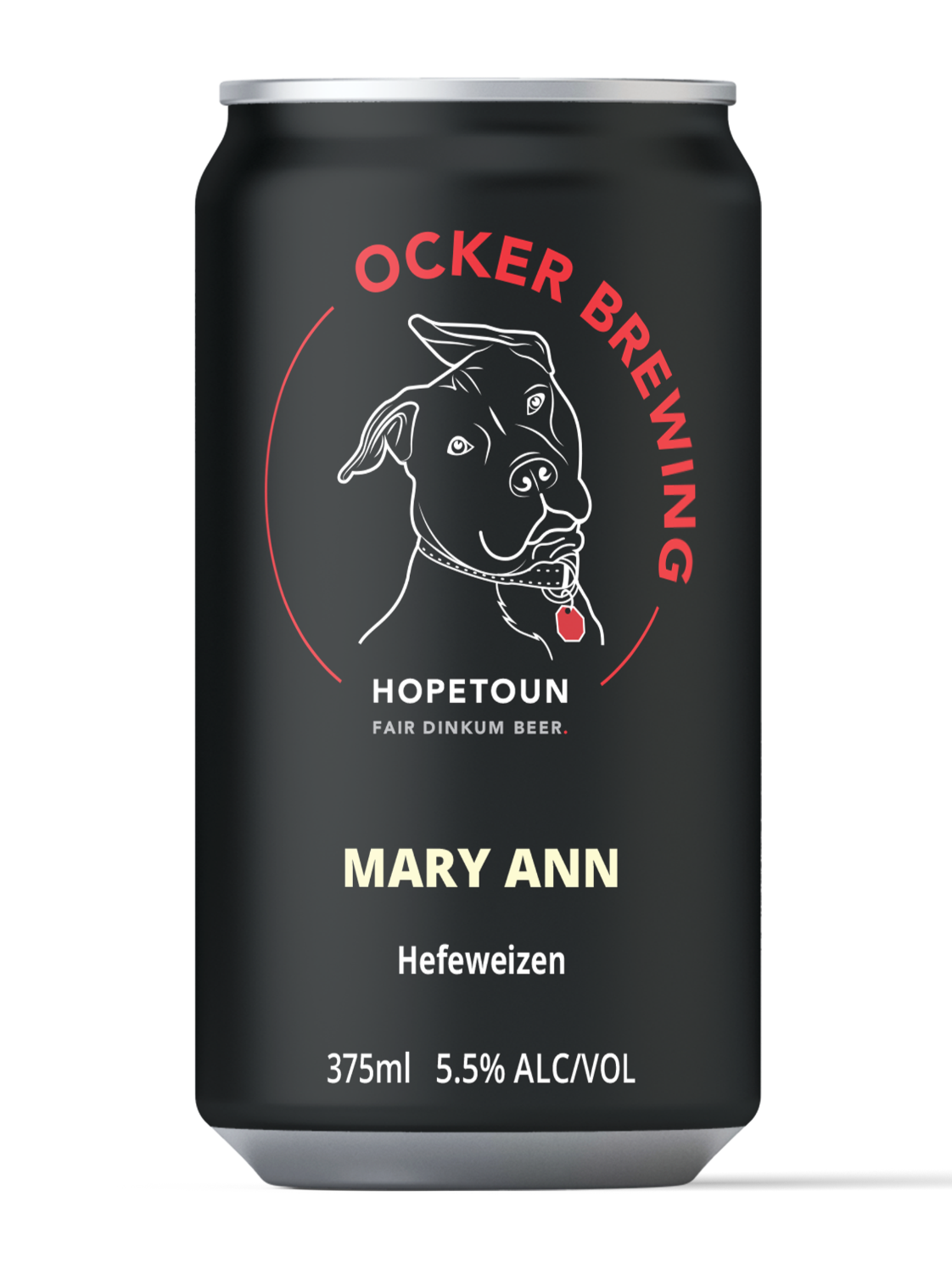 A tall glass of light-coloured beer with foam on top on a black surface outdoors.