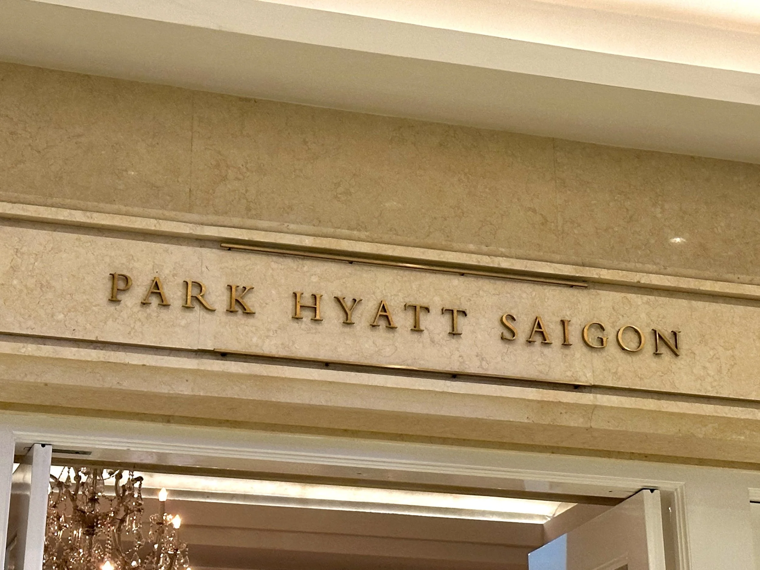 PARK HYATT SAIGON: CHECK-IN
