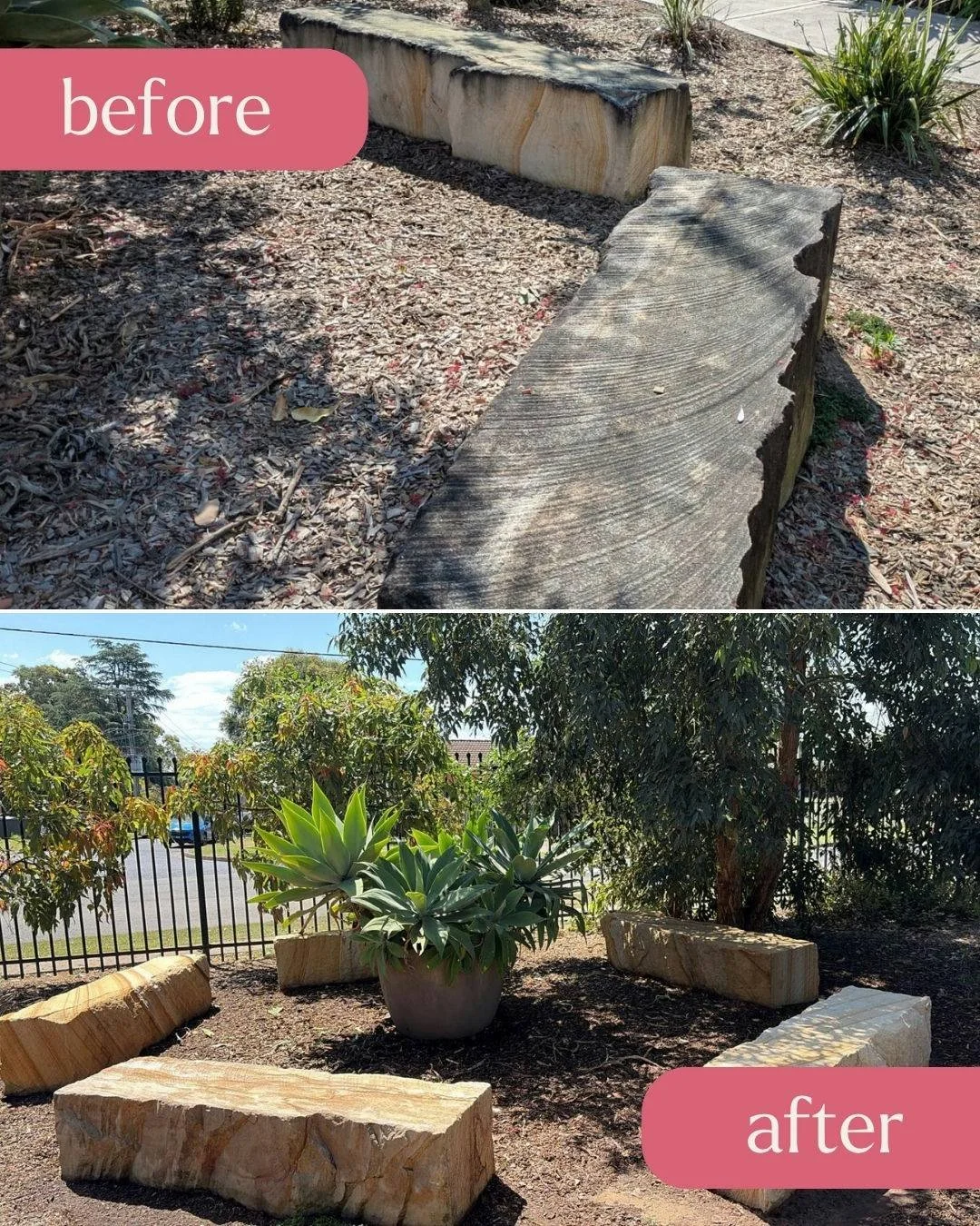 💦 DID YOU KNOW WE PRESSURE WASH? 💦

Here's our recent work at Hobartville Public School, making the sandstone sitting area inviting once again!

Transform your entire property from grimy to gleaming! Our industrial-strength pressure washer doesn't 