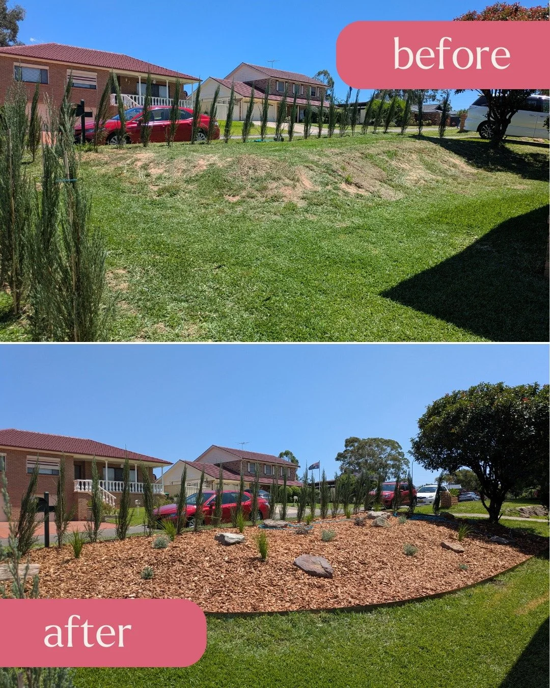 🍁 FRONT GARDEN TRANSFORMATION | WERRINGTON 🍁
After removing a snake-infested, decaying retaining wall, Dorota was left with a difficult hillside where grass struggled to grow&mdash;not exactly the welcoming entrance she'd dreamed of for her home.

