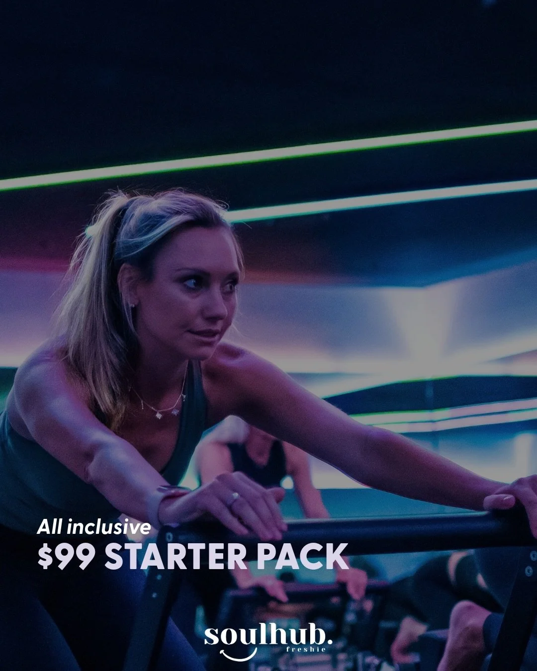 First time at The Hub? We&rsquo;ve got you sorted 💚

$99 gets you the full SoulHub experience: 3 Reformer classes, 3 Circuit sessions, a 30min Sauna sesh, and 20min LED Light therapy. Basically everything you need to see what the hype&rsquo;s about.