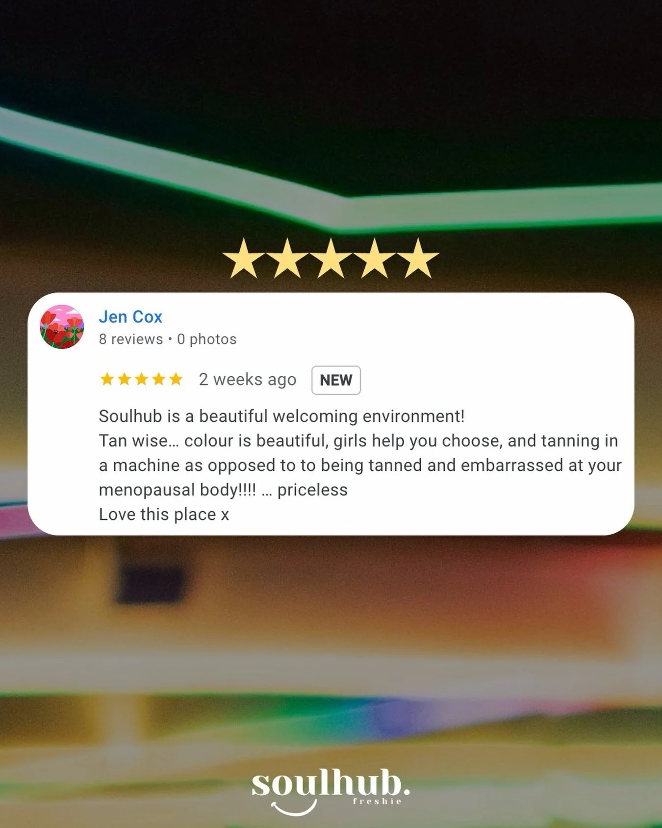 This one hits different!

&ldquo;Priceless&rdquo; - that&rsquo;s the energy we&rsquo;re going for. A space where you feel welcome, supported, and never judged. Where getting a spray tan doesn&rsquo;t come with awkward vibes, just gorgeous results and