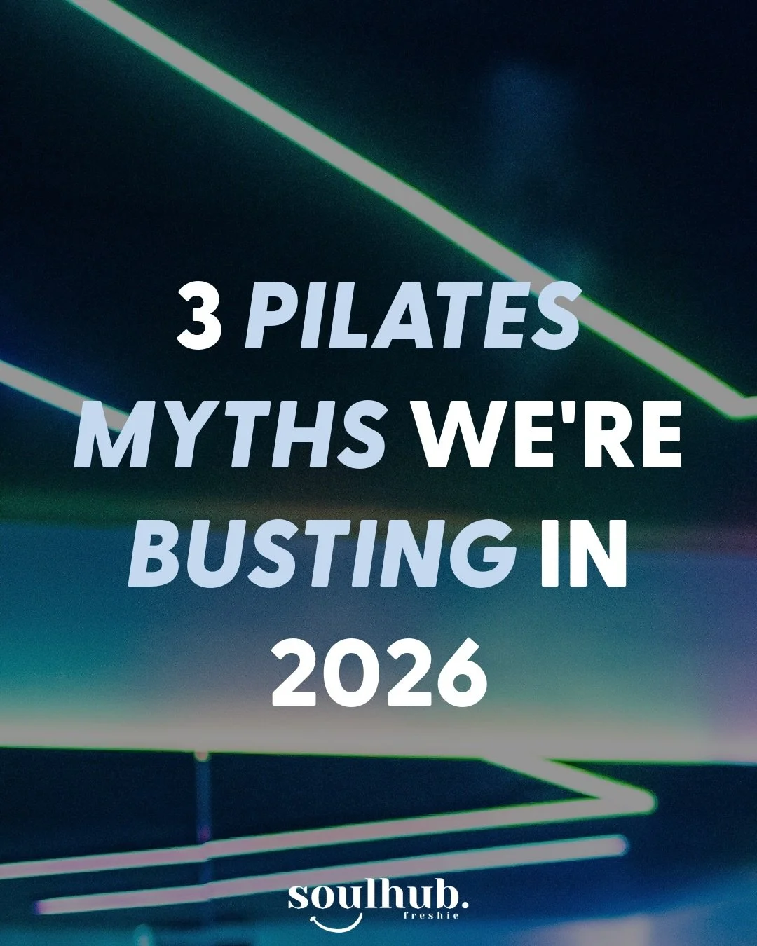 Let&rsquo;s bust some Pilates myths 🚫

MYTH 1: &ldquo;It&rsquo;s only for women&rdquo; 
👉TRUTH: Joseph Pilates created it for male athletes. Pilates at Soulhub is for everyone! 

MYTH 2: &ldquo;Pilates isn&rsquo;t a form of strength of resistance t