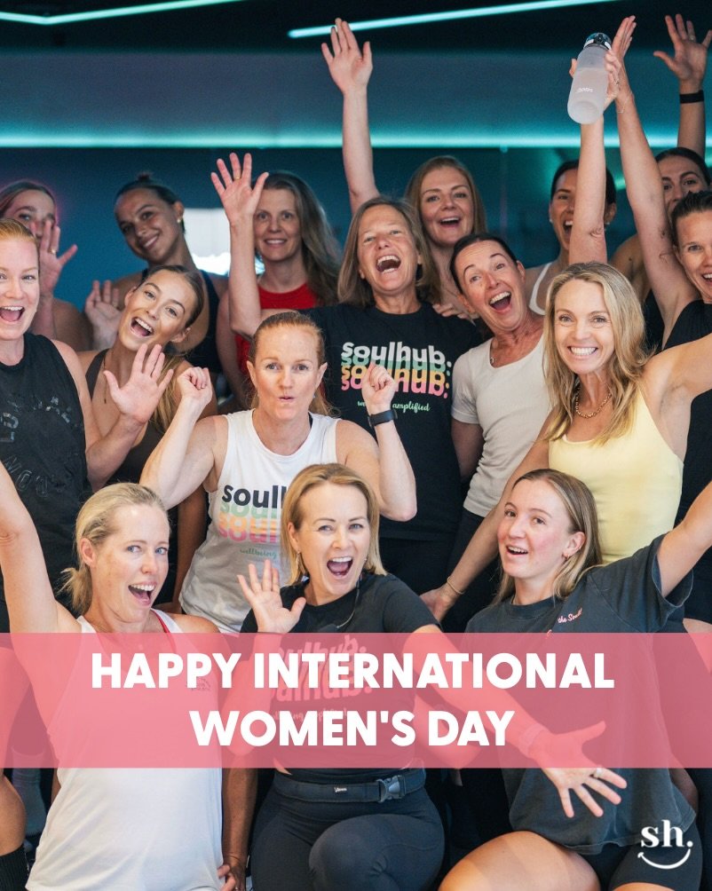 Strong women only (you all qualify) 💪🏼💜

Today we&rsquo;re celebrating the women behind Soulhub - from our founder Blythe, to our all-female Soul Squad, to every Soulmate who walks through our doors balancing the beautiful, chaotic, extraordinary 