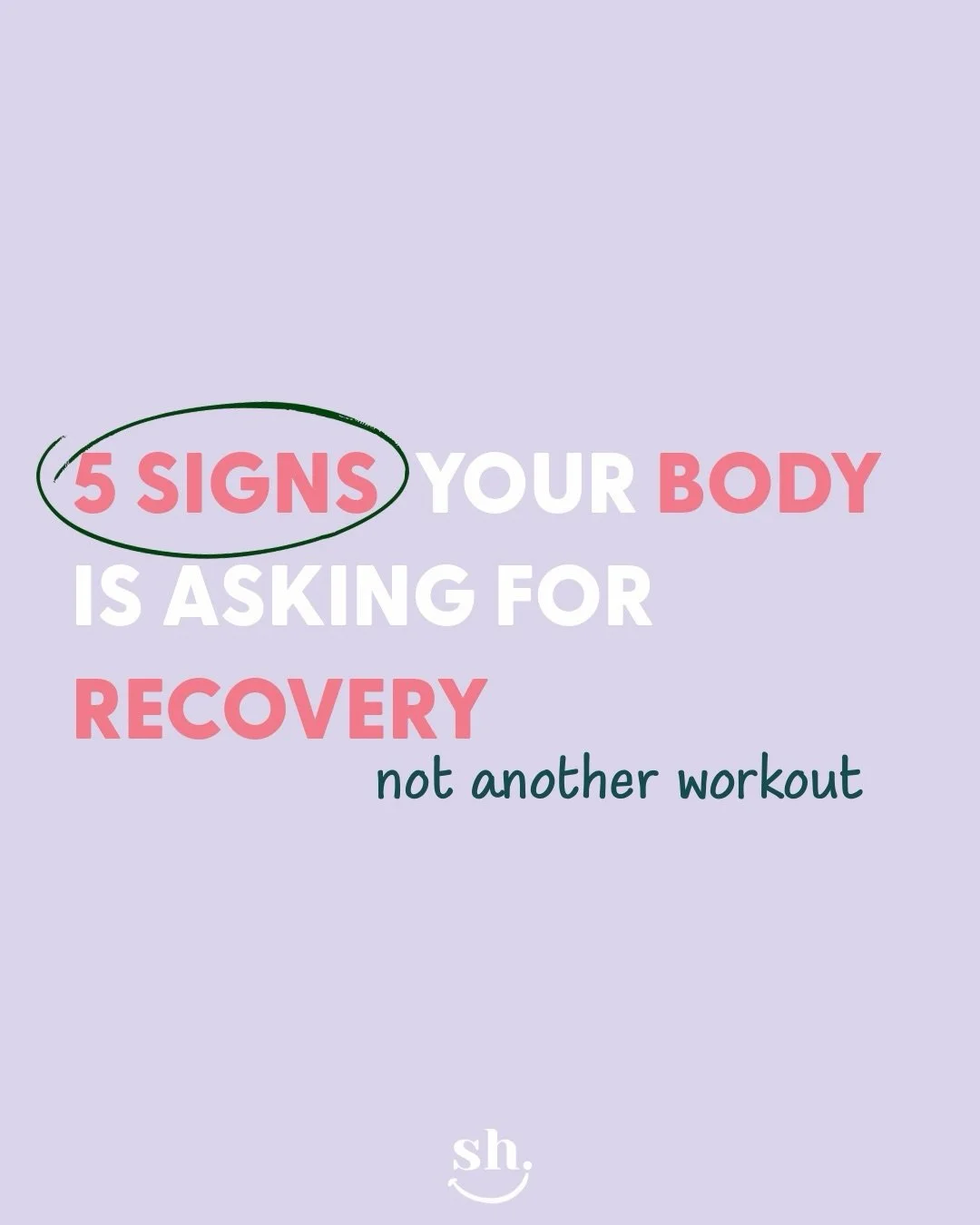 Swipe if any of these hit a little too close 👉

More movement isn&rsquo;t always the answer - and your body usually knows it before your head does.

Real results come from the full picture: strength, movement AND recovery. That&rsquo;s why Soulhub i