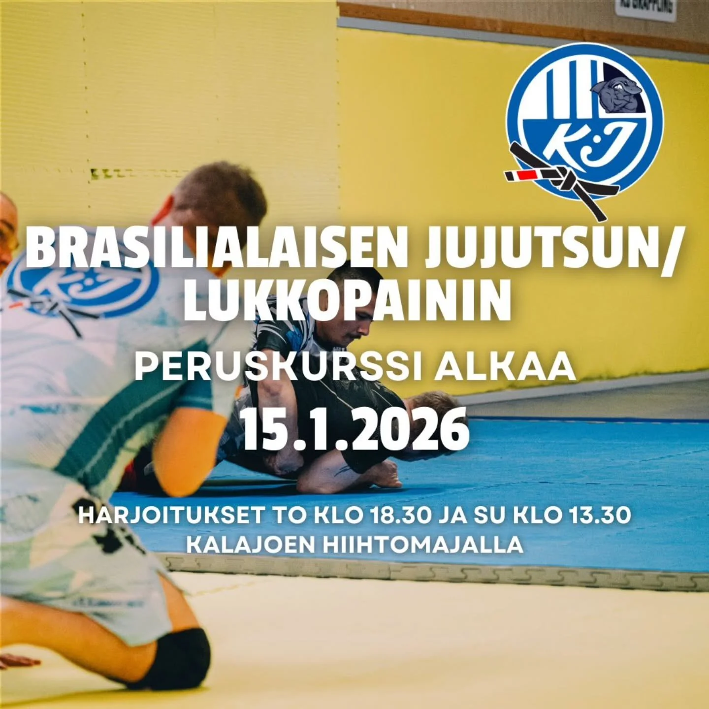 Boom ja oss 💪🏼🔥🤙🏼
Vuosi alotetaan heti uudella peruskurssilla ja jos laji kiinnostaa, niin kannattaa hyp&auml;t&auml; heti mukaan kokeilemaan, sill&auml; seuraava kurssi on taas vuoden p&auml;&auml;st&auml;😲
Kurssille ei tarvi olla aijempaa kam