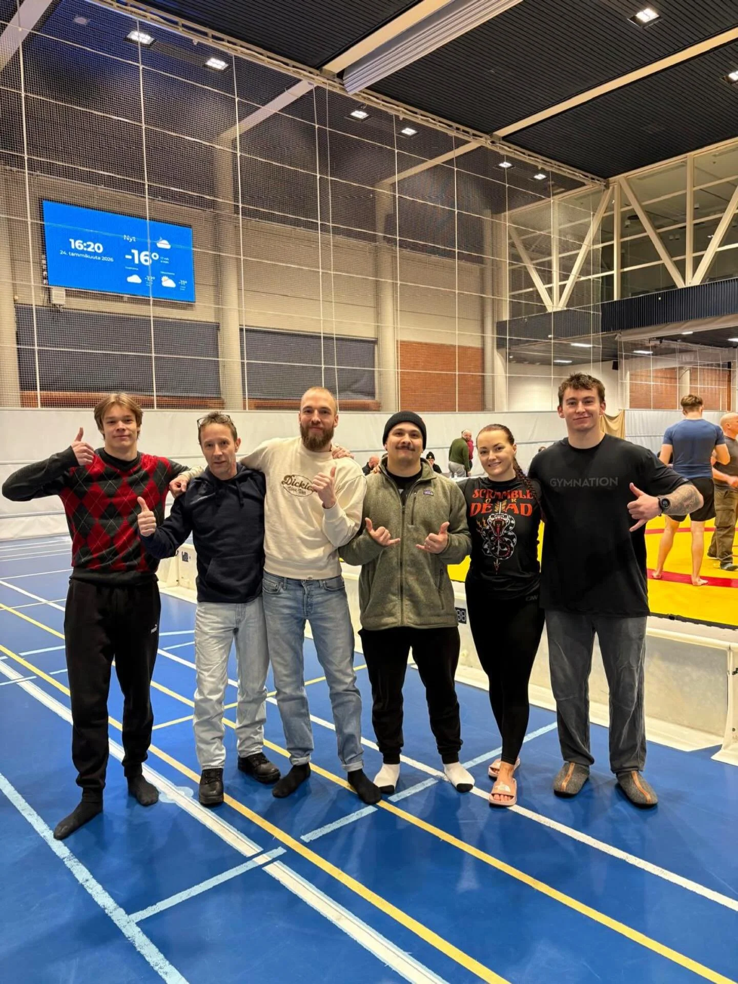 T&auml;n&auml;&auml;n 5 ottelijan voimin ADCC Kajaani Openissa. Jokaisella t&auml;n&auml;&auml;n hyvi&auml; matseja, joissa liike ja j&auml;rki pysyi mukana! Viel&auml; j&auml;i kirkkaimmat mitallit seuraavaan kertaan, mutta matka jatkuu🤝
-Eetu