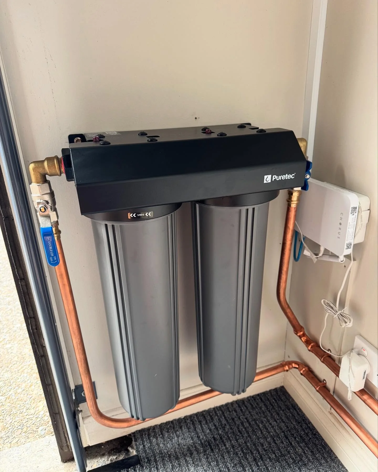 Just wrapped up an install of a Puretec whole house water filter, difference is amazing! The client is happy with the cleaner, healthier water throughout the entire home. From showers to laundry, everything feels and tastes better.

This system not o