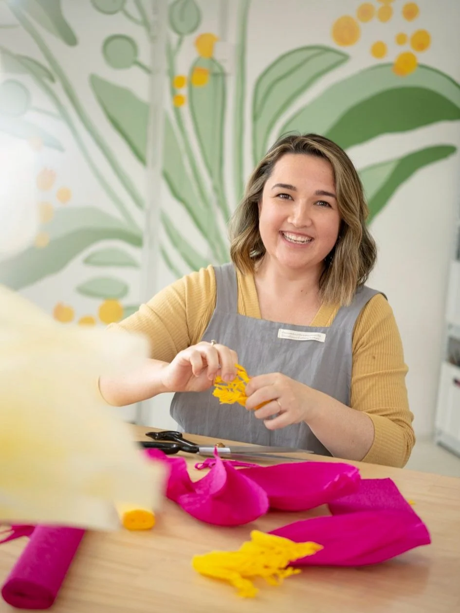 Creative Art Workshops & Experiences in Martinborough giant flower installations and hire