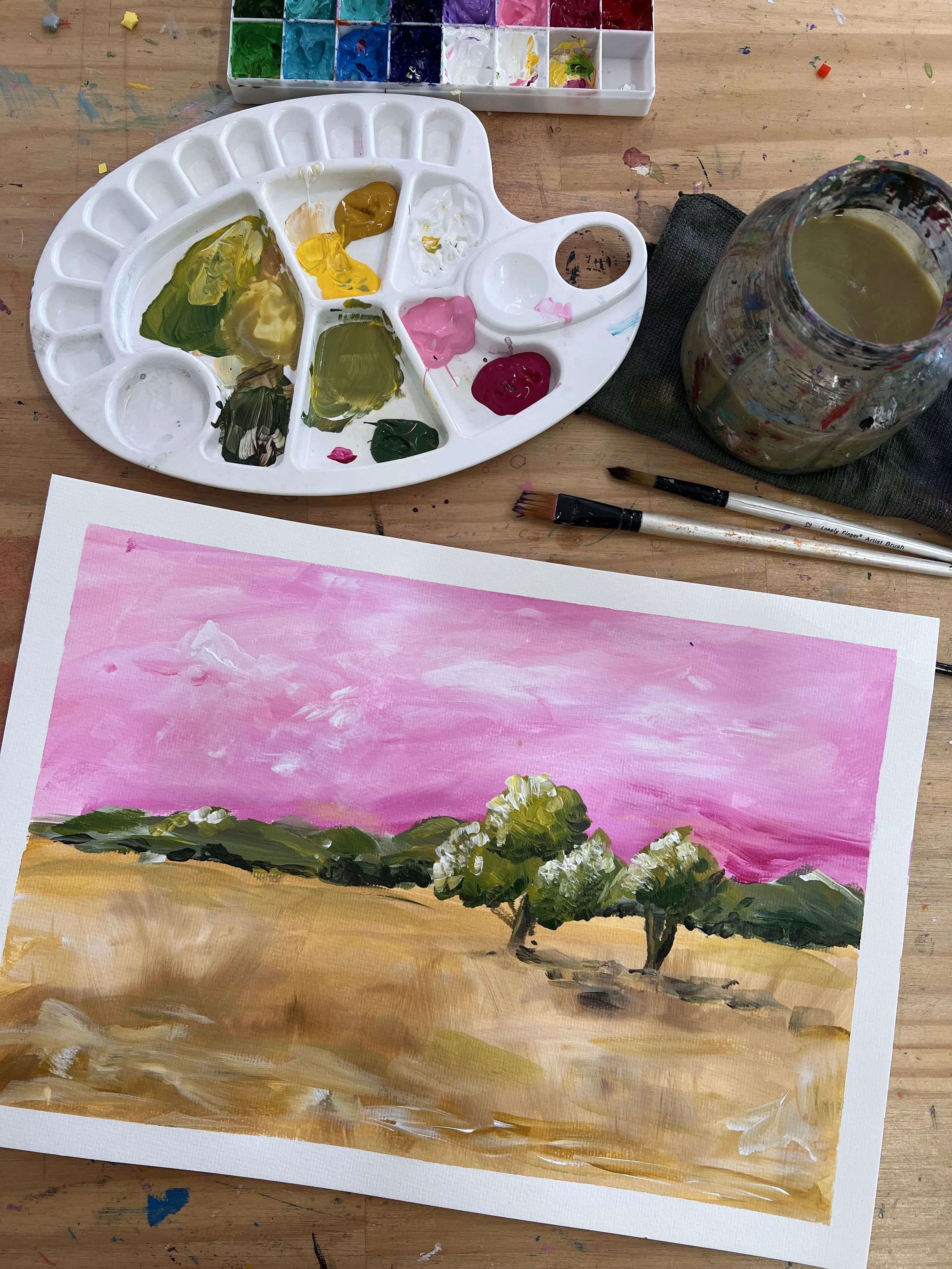 Acrylic Landscape (Wednesday 21st Jan | 7–9pm)