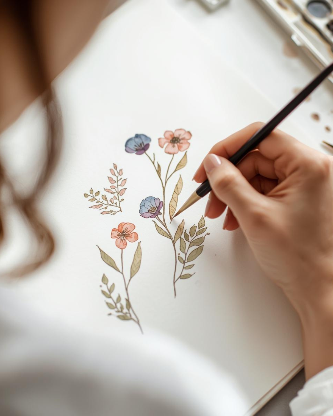 Watercolour Florals & Wine.png