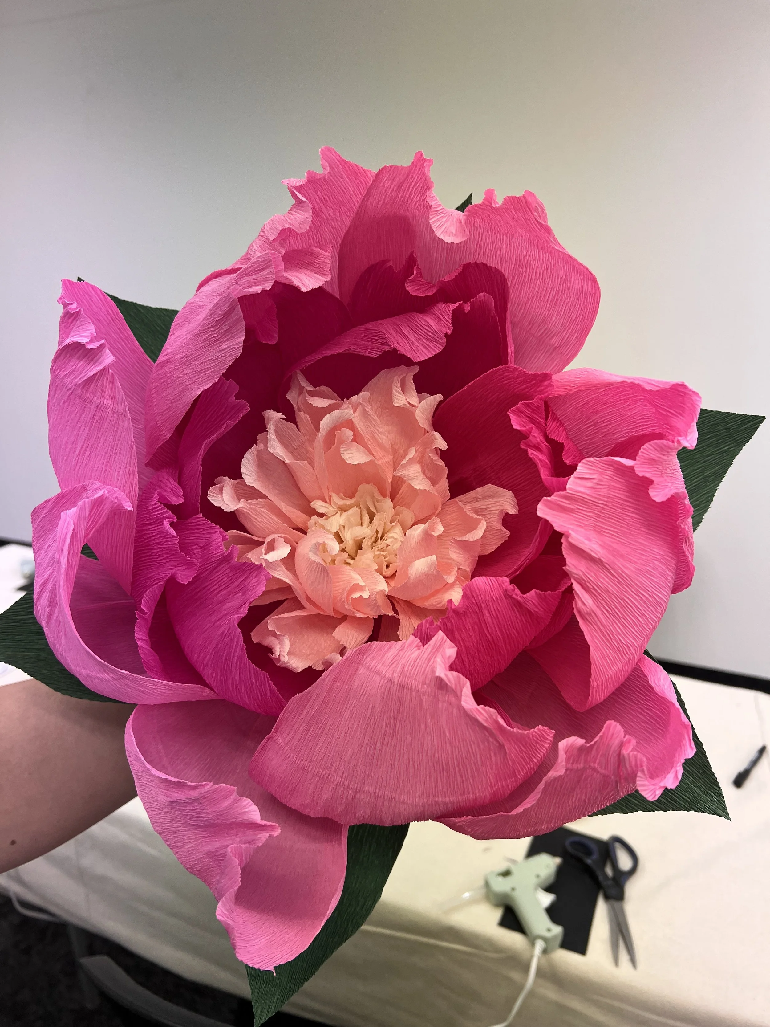 Giant Crepe Wallflower Workshops