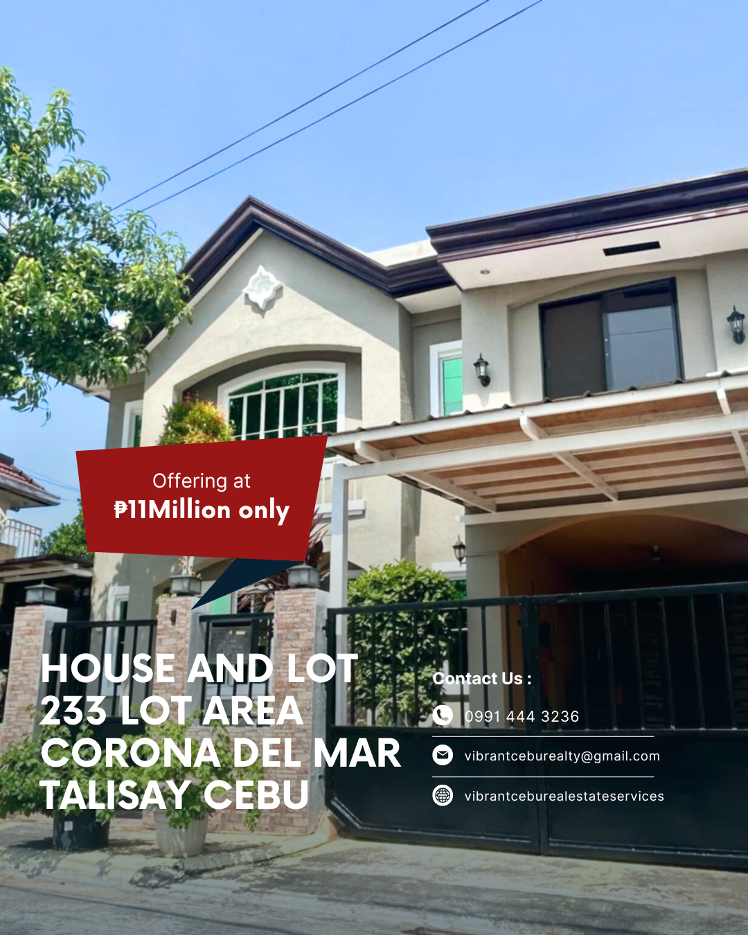 Corona Del Mar House and Lot 233 sqm