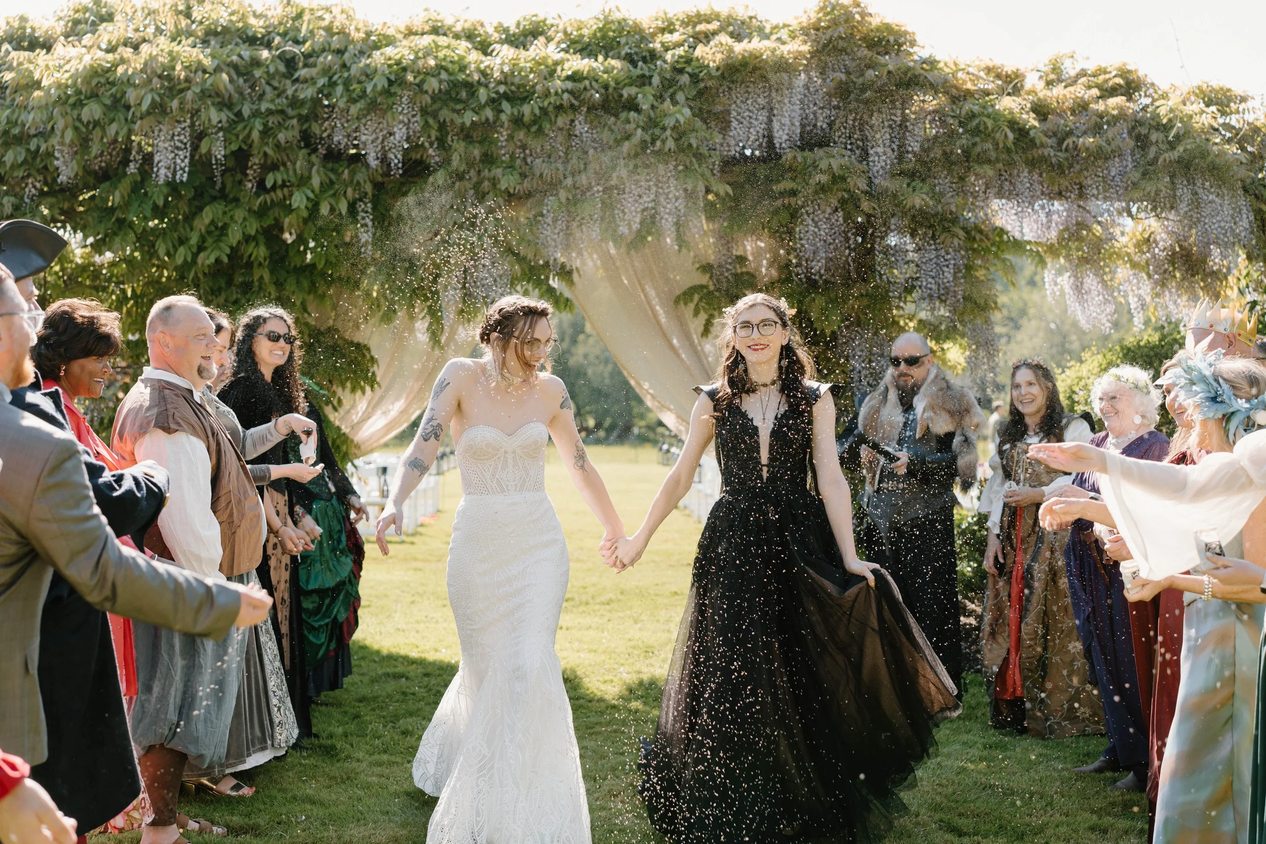 A Whimsical Ren Faire Wedding at Wisteria Gardens