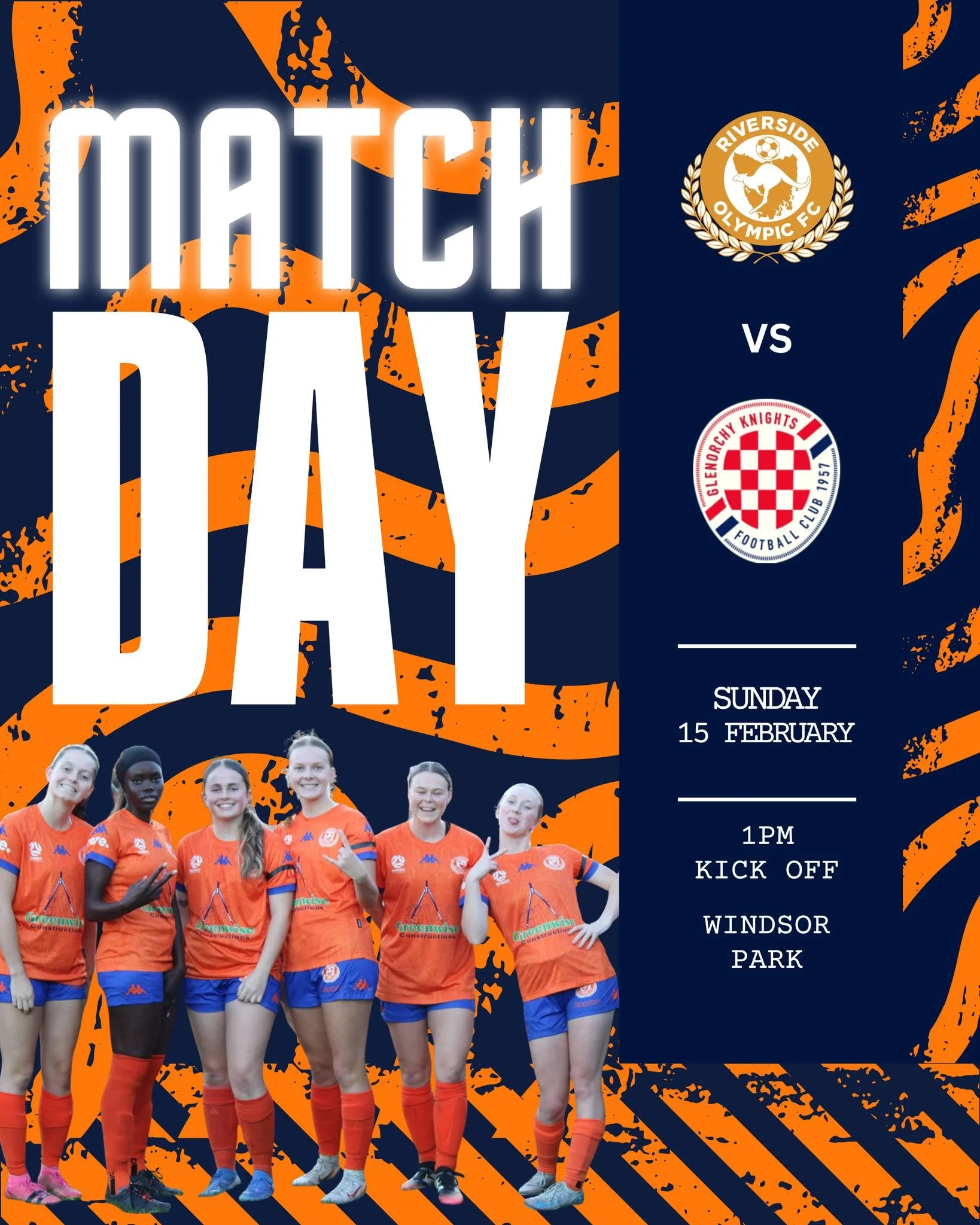 🟠🔵 Pre-Season Friendly 🔵🟠

Our WSL side are back in action this Sunday as they take on Glenorchy Knights at Windsor Park. Come down and support our lady roos!

📅 Sunday 15th February
⏰ 1:00pm kick-off
📍 Windsor Park