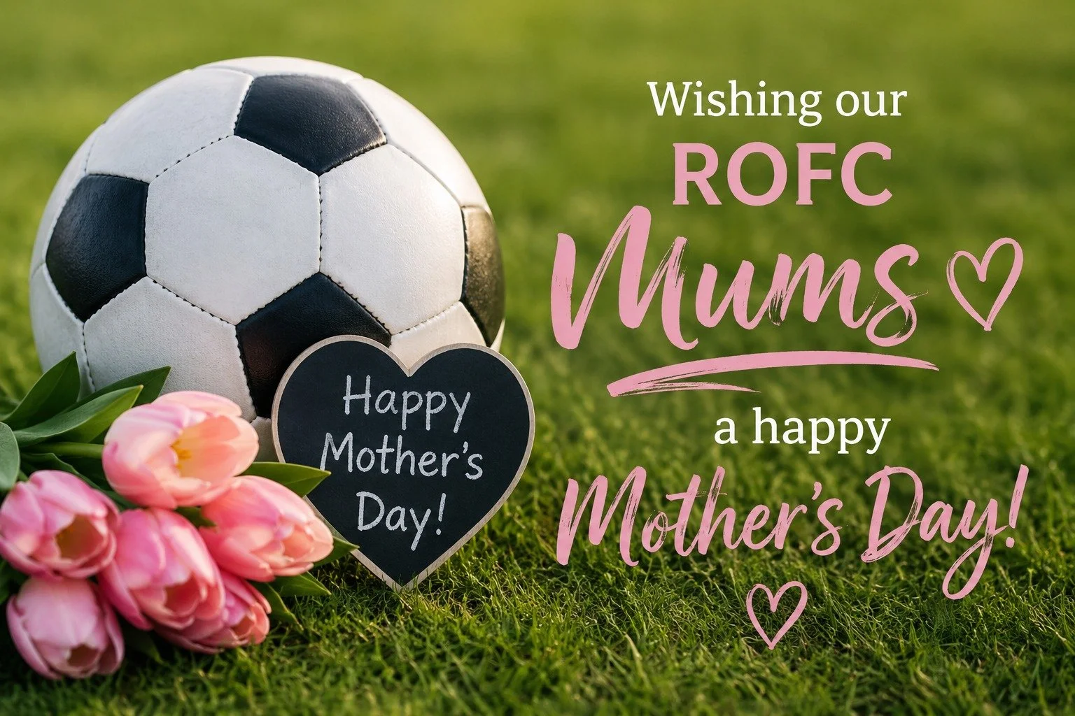 💐 Happy Mother&rsquo;s Day 💐

Today we celebrate and thank all the amazing mums, nans, aunties, carers and mother figures in our ROFC family.

Thank you for the love, support, encouragement, early mornings, late nights, sideline cheering, washing k