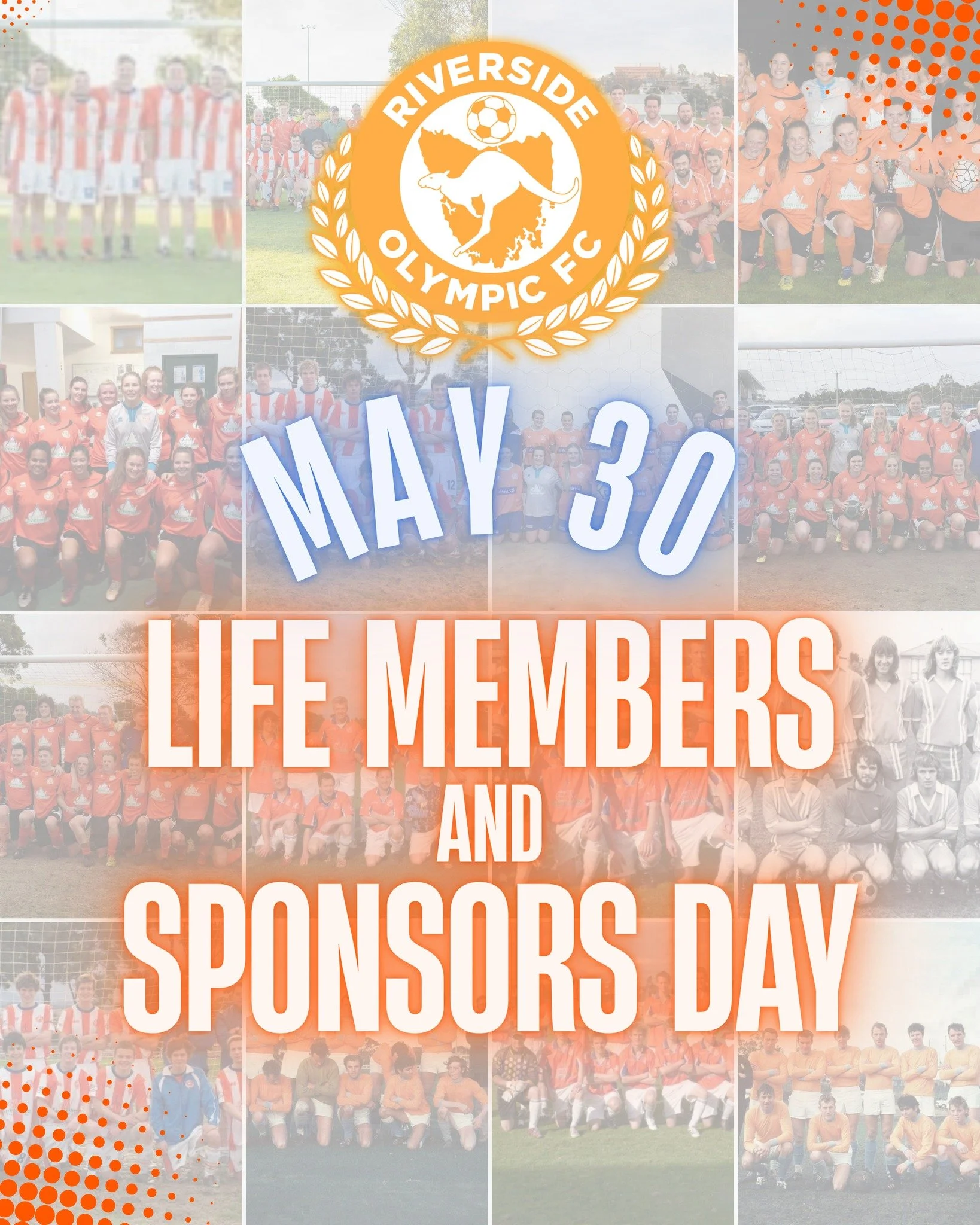 Join us on Saturday May 30th as we celebrate the people and businesses who continue to shape and support our club 🧡💙

Our Life Members &amp; Sponsors Day is a chance to recognise the incredible contribution of those who have helped build Riverside 