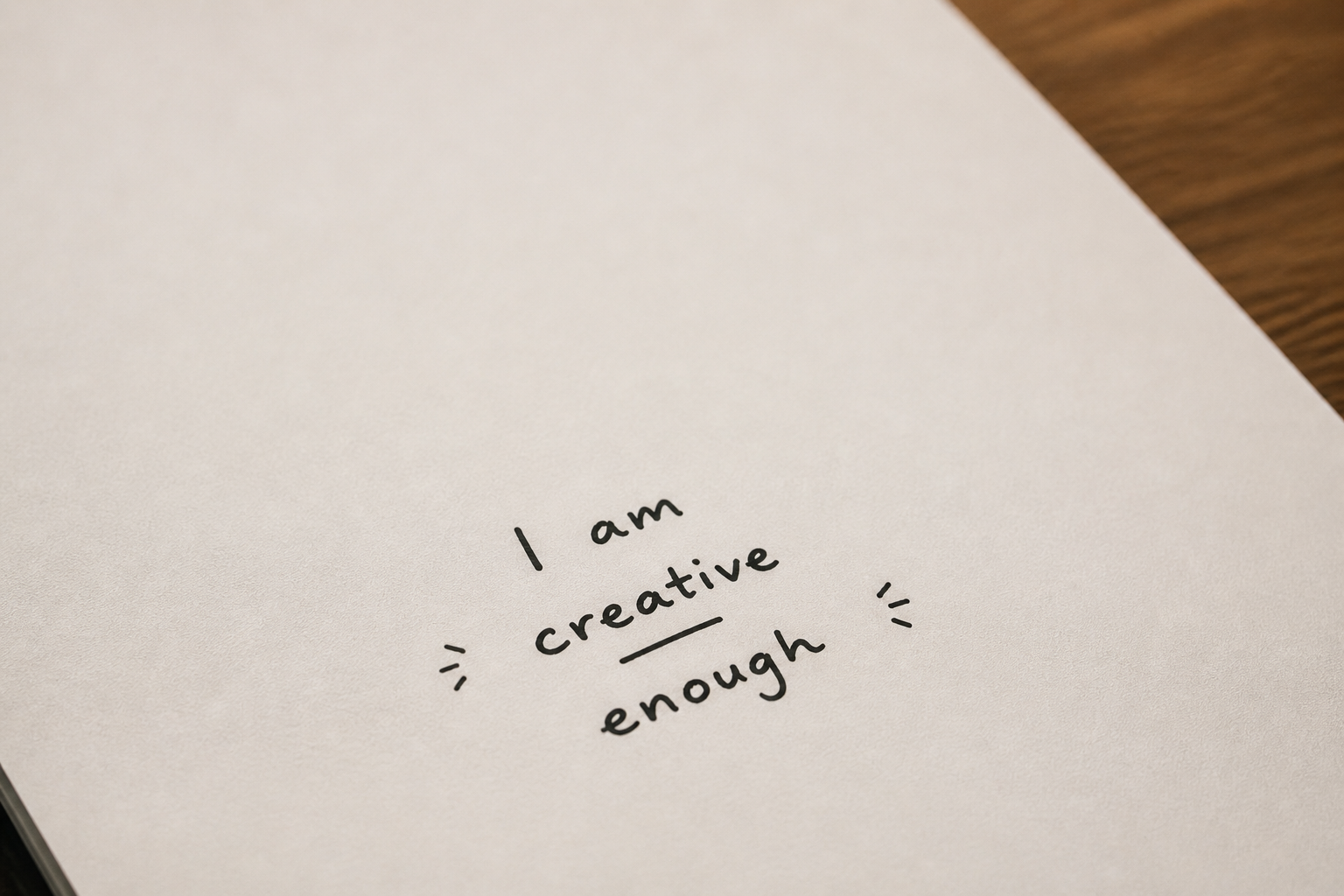 The FOUR WORDS QUIETLY KILLING YOUR CREATIVITY