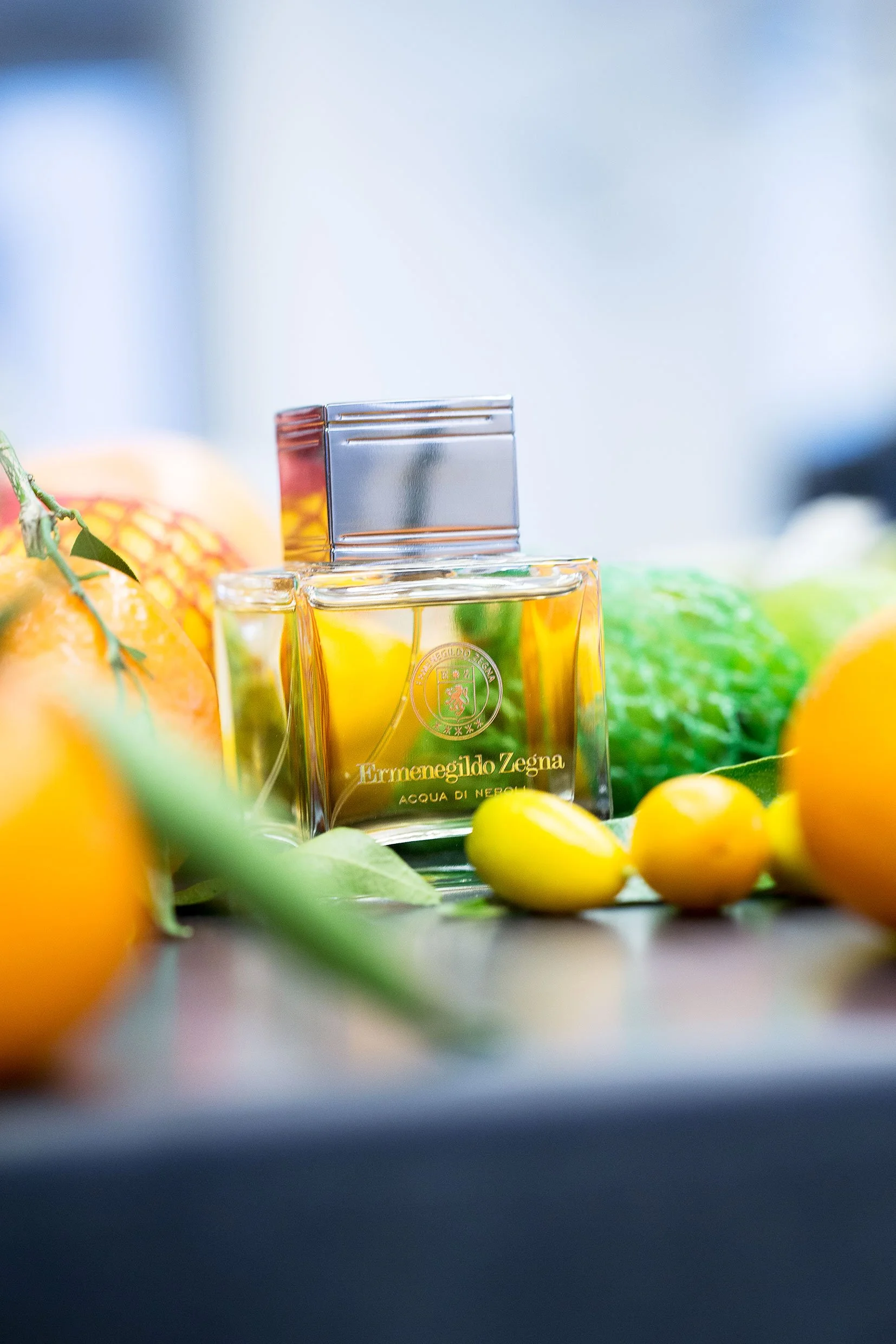 Patricia Weisskirchner Fotografie Stillife Parfum Flakons Zegna Zitrus