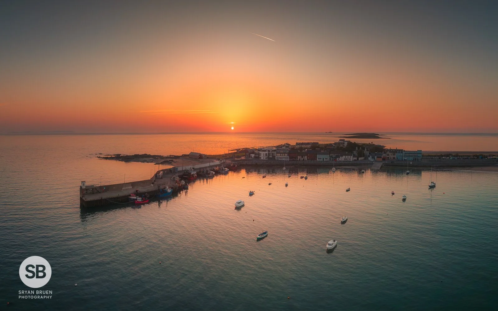 2026-05-26 Skerries Harbour sunrise pano.jpg