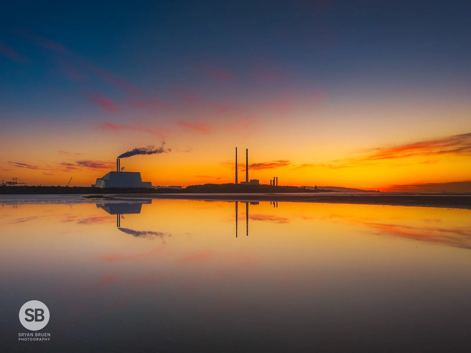 2025-04-17 Sandymount Strand sunrise reflections 17 April 2025.jpg