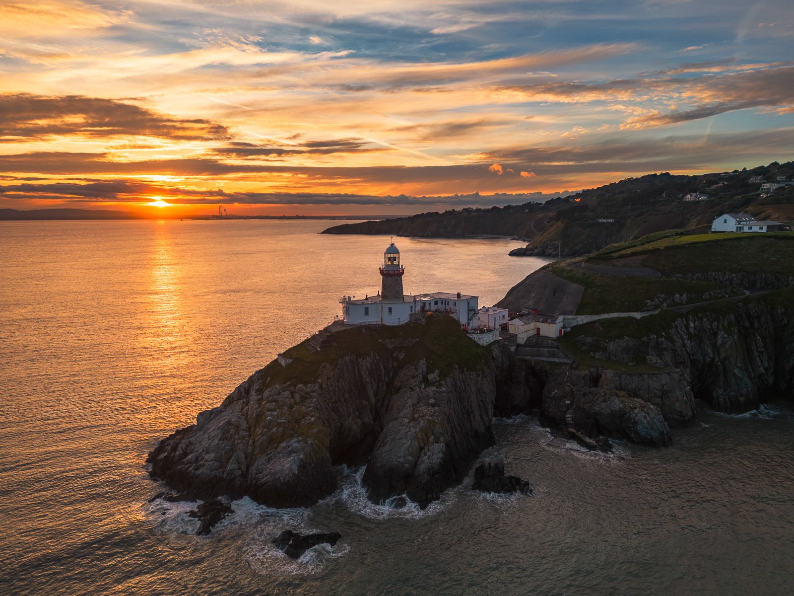 Baily Lighthouse Sunset