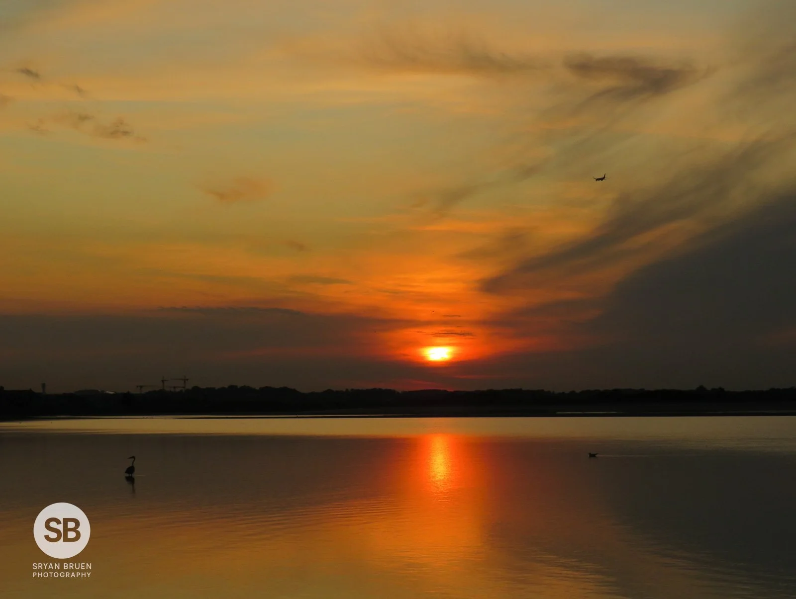 2019-08-01 Burrow Beach hazy sunset sky triangle 1 August 2019.jpg