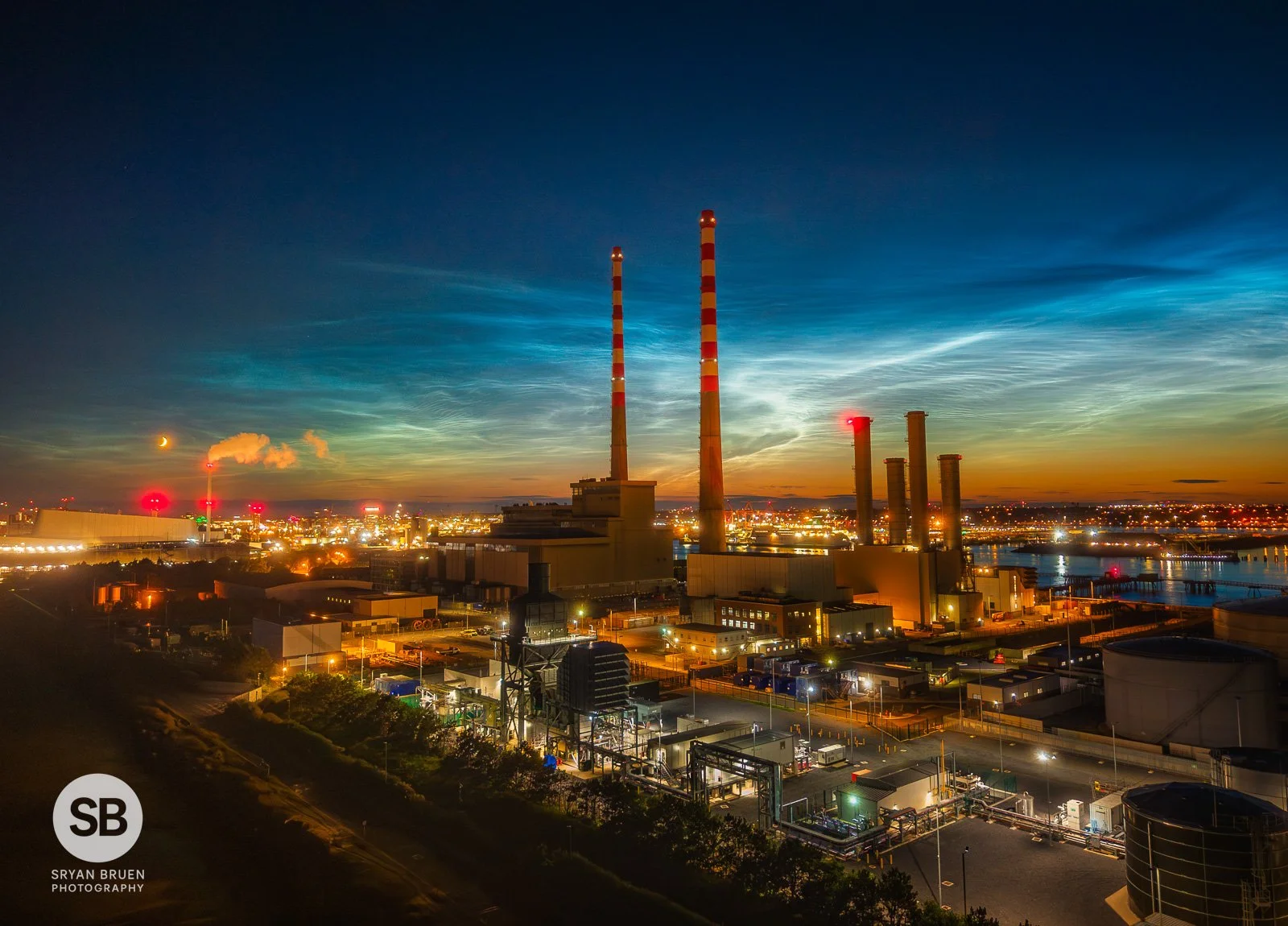 2025-06-29 Poolbeg Chimneys noctilucent clouds re-edit.jpg