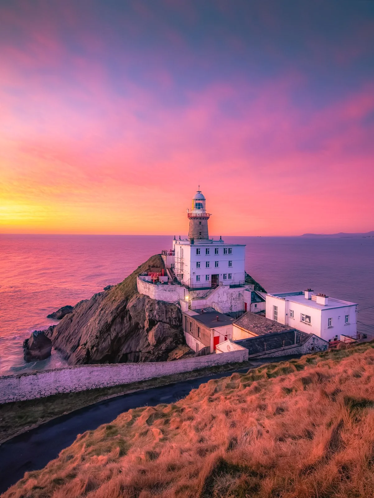 Baily Lighthouse Sunrise Up Close
